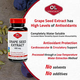 Olympian Labs Grape Seed Extract 400mg Vegan Capsules | Supports Heart & Immune Health, Antioxidant and Anti-Inflammatory - 100 Count