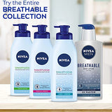 Nivea Lightly Scented Breathable Body Lotion, Body Lotion for Dry Skin, Pack of Three 13.5 Fl Oz Pump Bottles