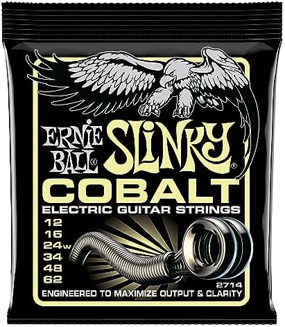 Ernie Ball Mammoth Slinky Cobalt Electric Guitar Strings 12-62 Gauge