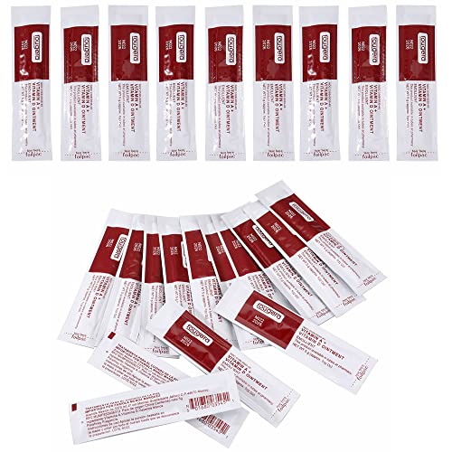 Scar Repair Gel,200Pcs Vitamin A & D Anti Scar Repair Gel Tattoo Aftercare Ointment,Tattoo Aftercare Scar Repair Cream for Body Art Permanent Makeup Microblading Supplies (200PCS)