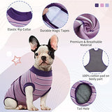 Kuoser Recovery Suit for Dogs, Spay Recovery Femle Dog Onesie Male Neuter Suit, Anti Licking Dog Surgical Suit Soft Dog Body Suits After Surgery for Small Medium Large Dogs,Substitute E-Collar & Cone