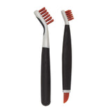 Unger 2-in-1 Grout and Corner Scrubber Brush Tool & OXO Good Grips Deep Clean Brush Set