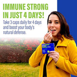 HybridCR Rapid Immune Defense – 4 Day Immunity Supplement - Immune Defense Booster with Echinacea, Ginseng, Andrographis, Zinc, Selenium – Travel Size for Immune System Support – 24 Caps, 2 Dose Packs