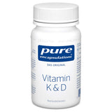 Pure Encapsulations - Vitamin K & D - Hypoallergenic formula with vitamin K1, K2, and D3 for strong bones - 60 capsules