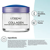 L'Oreal Paris Collagen Daily Face Moisturizer, Reduce Wrinkles, Face Cream 3.4 oz