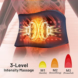 HALIDODO 2024 Upgraded Red Light Therapy Belt - Vibration Massage Heated Red Light Therapy Device for Body - Magnetic Controller, 660nm&850nm, for Back Shoulder Muscle Pain Relief