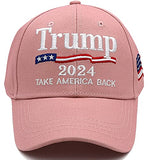 Trump 2024 Hat, Donald Trump 2024 Cap Keep America Great MAGA USA Embroidery Adjustable Baseball Cap