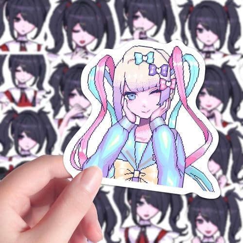 Needy Girl Overdose [106Pcs] Kangel Character Game Theme Stickers for Shaped Shapes Decorative Stickers