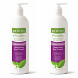 Medline Remedy Phytoplex Nourishing Skin Cream, Unscented Skin Moisturizer, Paraben Free Body Lotion, 16 Fl Oz (Pack of 2)