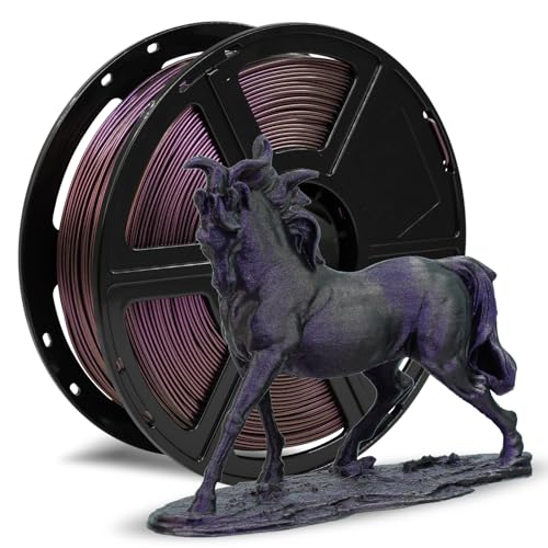 FLASHFORGE High Speed Chameleon PLA Multicolour Abyssal Purple, Max 500 mm/s Fast Printing, PLA Colour Shift Filament 1.75 mm, Changes Colour with Light and Angle, Top Notch Filament