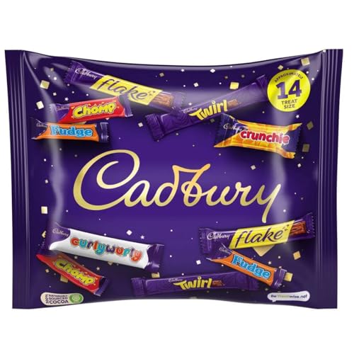 Cadbury Family Heroes 14 Treatsize Bars Packs, 207 Grams