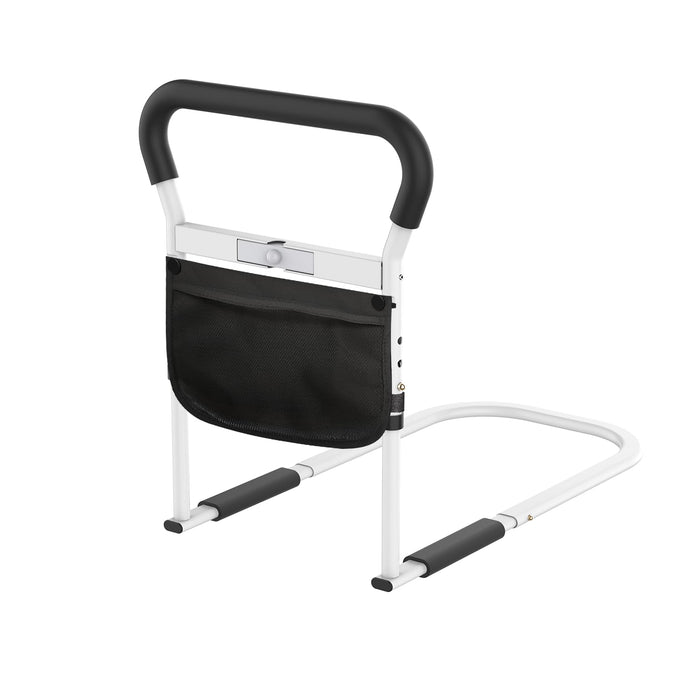 citythere Bed Rails for Elderly Adults - Adjustable Height Tool-Free Safety Rail 350 Lbs Non-Slip Handle Smart Night Light Fall Prevention Grab Bar King Queen Full Twin Beds