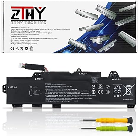 ZTHY TT03XL 933322-855 932824-421 Laptop Battery Replacement for HP EliteBook 755 G5 /850 G5 /850 G6, ZBook 15U G5 /15U G6 Series 932824-1C1 932824-2C1 HSTNN-LB8H HSTNN-DB8K 11.55V 56Wh 4850mAh