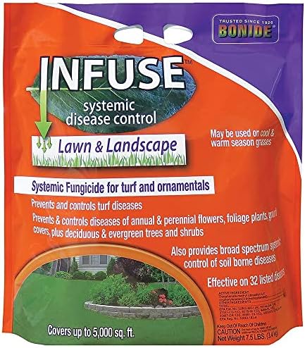 Bonide Infuse Lawn & Landscape Systemic Disease Control, 7.5 lb. Ready-to-Use Granules, Fungicide for Turf & Ornamentals