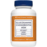 The Vitamin Shoppe Glucosamine, Chondroitin, MSM (240 Capsules)