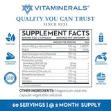 Vitaminerals® 121+ Inflamax® Plus | Healthy Inflammation Management | Quercetin | Proteolytic Enzymes | Ginger | Turmeric | Veggie caps