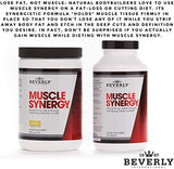 Beverly International Muscle Synergy 405g (Lemon Powder 14.3 oz) Dramatic Muscle Pump, Size & Strength Maximizing Drink Mix w/HMB. L-Arginine, L-Citrulline, Creatine Monohydrate, L-Ornithine