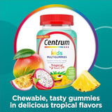 Centrum Kids Multivitamin Gummies, Tropical Punch Flavor Made With Natural Flavors, 150 Count, 150 Day Supply