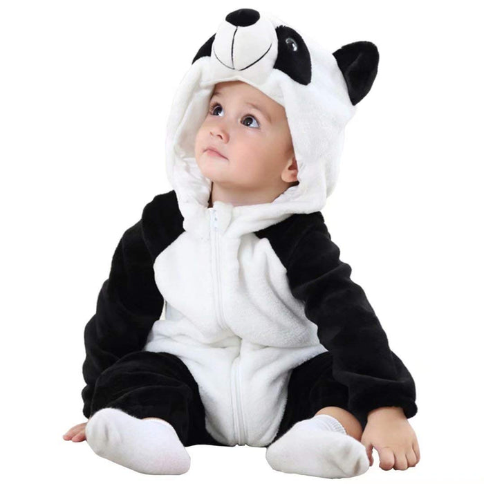 Baby Panda Costumes Unisex Toddler Outfit Halloween Dress Up Romper 6-12 Months