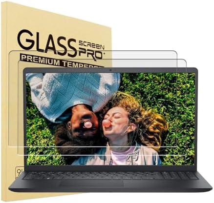 i-Tensodo 2 Pack Tempered Glass Screen Protector for Dell Inspiron/Latitude/Precision/Vostro/Dell Gaming G3 G5 G7 G15 15.6, Dell 3510 3511 3515 3520 3525 3530 3535 3540 5510 5515 5520 5525 5530 5540 5584
