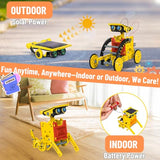 Solar Robot Kit Toys for Ages 8-13, 12 in 1 Stem Project for Boys Age 8-12 Science Kits for Kids Age 8-14, Builiding Education Christmas Easter Birthday Gifts for Boy Girl 8 9 10 11 12 13 14 Year Old