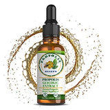 Green Propolis Extract Liquid - Brazilian Bee Propolis Extract Glycolic - 30 Days Supply - Alcohol-Free - Bee Propolis Liquid Supplement - Immune Support - Immunity Shots