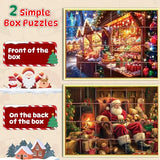 Advent Calendar 2024 Christmas Puzzles: 24 Days Countdown Calendar Jigsaw Puzzles for Kids Adults Boys Girls 1008 Pieces Puzzle Advent Calendar Game Home Xmas Decor - Market