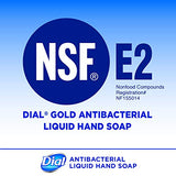 Dial Professional Gold Antibacterial Liquid Hand Soap, 1 Gallon Refill Bottle