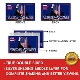 Trump 2024 Flag, Trump Vance 2024 Flag, 3x5 FT, 3-Ply Double-Sided, Fade-Resistant, UV-protected, Durable Heavy Duty Knitted Polyester Banner for Indoor and Outdoor with 2 Brass Grommets, Shooting Flag (Fight Flag)