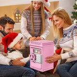 TEMI Piggy Bank for Kids, Electronic Coin Money Bank for 3 4 5 6 7 8 9 10 Year Old Girls Gifts, Cash Coin Can ATM Bank for Kids 5-7, Christmas Birthday Gifts (Pink)