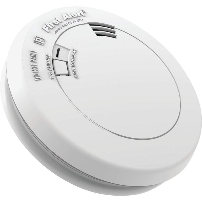 FIRST ALERT BRK PRC710V Talking Smoke and Carbon Monoxide Alarm with Built-In 10-Year Battery , White , PRC710 Voice
