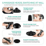 VOYOR Electric Handheld Massager Cordless with Rechargeable Design Deep Tissue Percussion Massage for Back, Neck, Leg, Body Muscle Pain Relief (US)