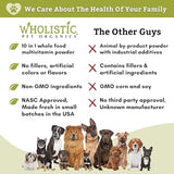 Wholistic Pet Organics Canine Complete: Multivitamin for Dogs - Organic Homemade Dog Food Supplement - Dog Multivitamin Powder with Probiotics Healthy Immune System Nutritional Supplement for All Ages
