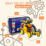 Solar Robot Kit Toys for Ages 8-13, 12 in 1 Stem Project for Boys Age 8-12 Science Kits for Kids Age 8-14, Builiding Education Christmas Easter Birthday Gifts for Boy Girl 8 9 10 11 12 13 14 Year Old