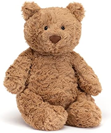 Jellycat Bartholomew Bear Stuffed Animal, Medium, 10 inches - Teddy Bear Plush - Soft and Huggable - Classic Children's Gift