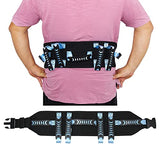 Gait Belt for Seniors Transfer Gate Belts with 3 Handles for Lifting Elderly