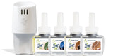 Scent Fill Masculine Kit (Tobacco Sage, Starry Night, Vanilla Suede, and Mahogany Teak), 4 Refills & 1 Diffuser
