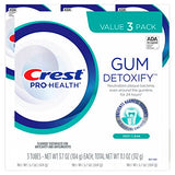 Crest Pro-Health Gum Detoxify Toothpaste, Deep Clean, 3.7 oz, Pack of 3