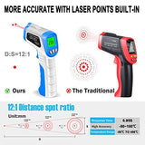 BTMETER Digital Infrared Thermometer BT-981B,Non-Contact HVAC IR Temperature Gun,-50℃ to 450℃(-58 to 842℉) Temperature Gun,Temp Heat Gauge with Backlight Data Hold