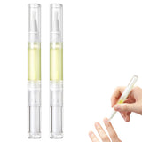 Radiant Nail Growth Oil, 2024 New Cosmetics Nail Growth Oil Radiant Nail Growth Oil Pen, Upgraded Cuticle Oil for Nails Strengthener for Moisture Strengthen Brighten Nails Care (Lemon 2PCS)