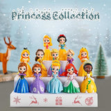 Advent Calendar for Girls Princess Deformation Toy 24 Days Countdown Calendars Princess Transformable Toys and Decorate Ideal for Christmas Countdown and Fun Play Party Favor, Xmas Gifts, Classroom Prizes