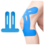 IEADEN Pre-Cut Kinesiology Tape for Knee, 10 Pcs - Waterproof & Elastic, Breathable Latex-Free Cotton Athletic Tape, Provide Support and Stability to Muscle - Ideal for Running, Hiking, Riding, etc. …