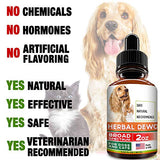 Herbal Cleanse fot Cats and Dogs - Homeopathics Parasites and Toxins for Dogs and Cats - All Breeds and Size - Puppy & Kitten - 2oz