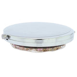 GlassOfVenice Murano Glass Millefiori Folding Compact Mirror - Purple Gold