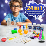 Science Advent Calendar 2024 for Girls Boys Countdown Calendar S-T-E-M Science Experiments with 24 Cool Experiments for Kids Age 4-6-8-12