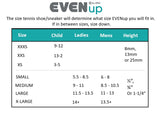 EVENup The Authentic Shoe Balancer Size X-Small (Child size) for use with Walking Boot or leg length discrepancy. Improves your gait using a variety of height adjustments.