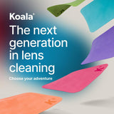 Koala Lens Cleaning Cloth | Japanese Microfiber | Glasses Cleaning Cloths | Eyeglass Lens Cleaner | Eyeglasses, Camera Lens, VR/AR Headset, and Screen Cleaning | Black & Green (Pack of 6)