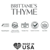 Brittanie's Thyme Pure Organic Olive Oil Castile Liquid Soap Refill, 1 Gallon | Vegan & Gluten Free Non-GMO, For Face, Body Wash, Dishes, Pets & Laundry