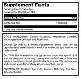 Amazing Formulas Berberine 1000mg Per Serving 250 Capsules Supplement | Non GMO | Gluten Free | Made in USA- Proudly Made in The USA with Guaranteed Purity & Potency