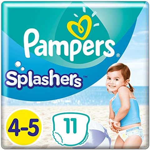 Pampers Splashers Size 4-5 9-15 kg Disposable Swim Diapers for Optimal Protection in Water, 11 Pieces